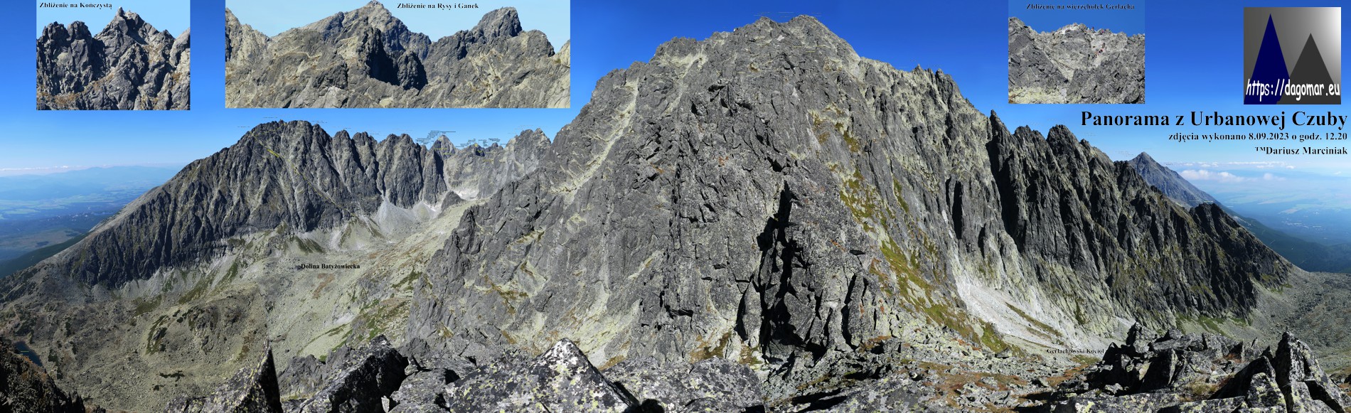 panorama z Urbanowej Czuby